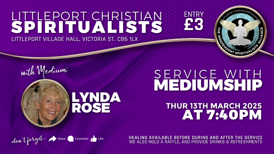 Thursday Service with Mediumship 13/03/25